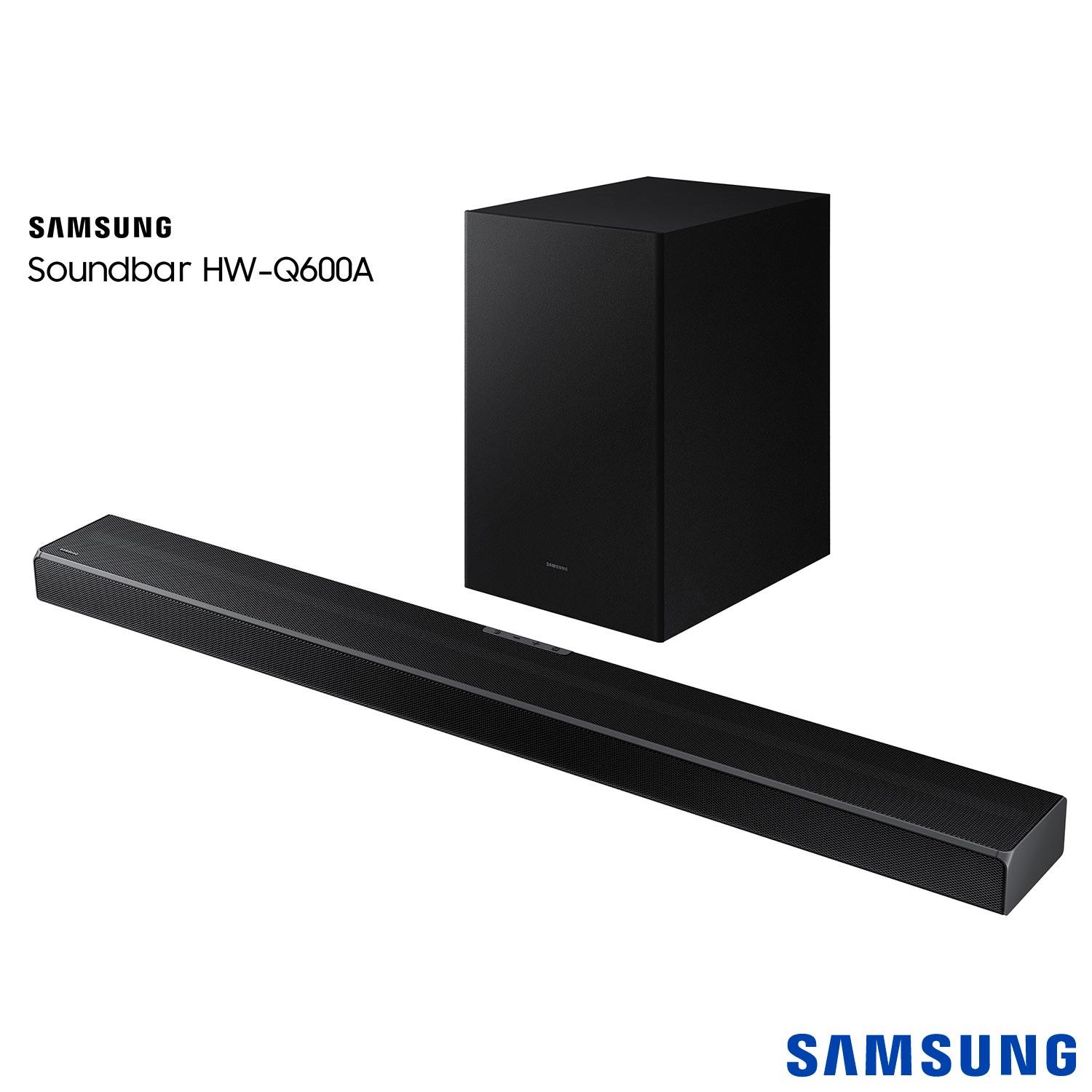 Soundbar Samsung com 3.1.2 Canais e 360W - HW-Q600A/ZD