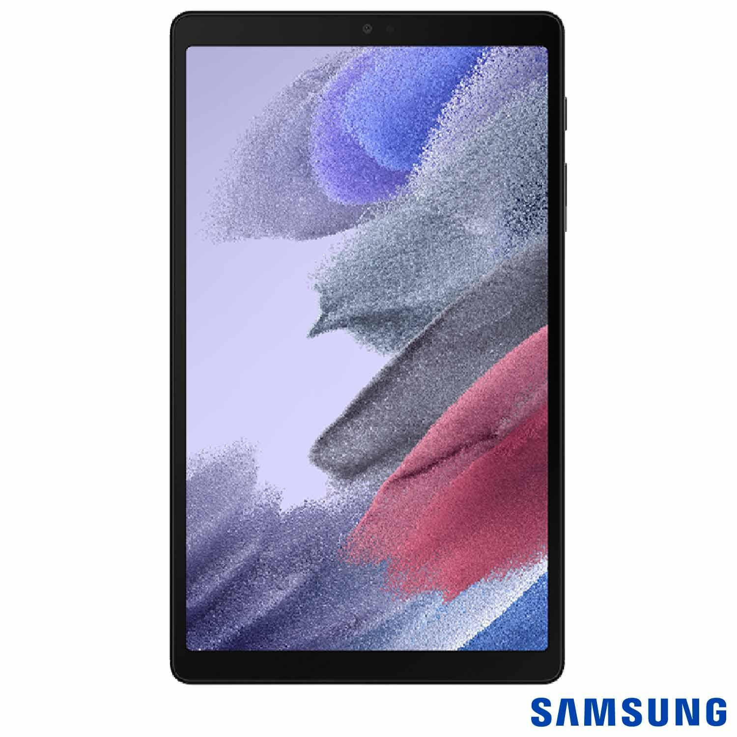 Tablet Samsung Galaxy A7 Lite Grafite com 8,7", 4G + Wi-Fi, Android 11, Processador MediaTek MT8768T e 64GB