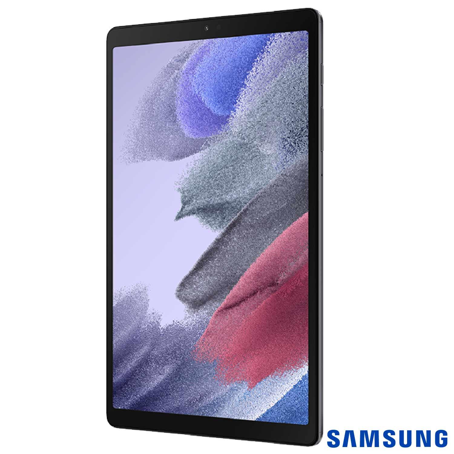 Tablet Samsung Galaxy A7 Lite Grafite com 8,7", 4G + Wi-Fi, Android 11, Processador MediaTek MT8768T e 64GB