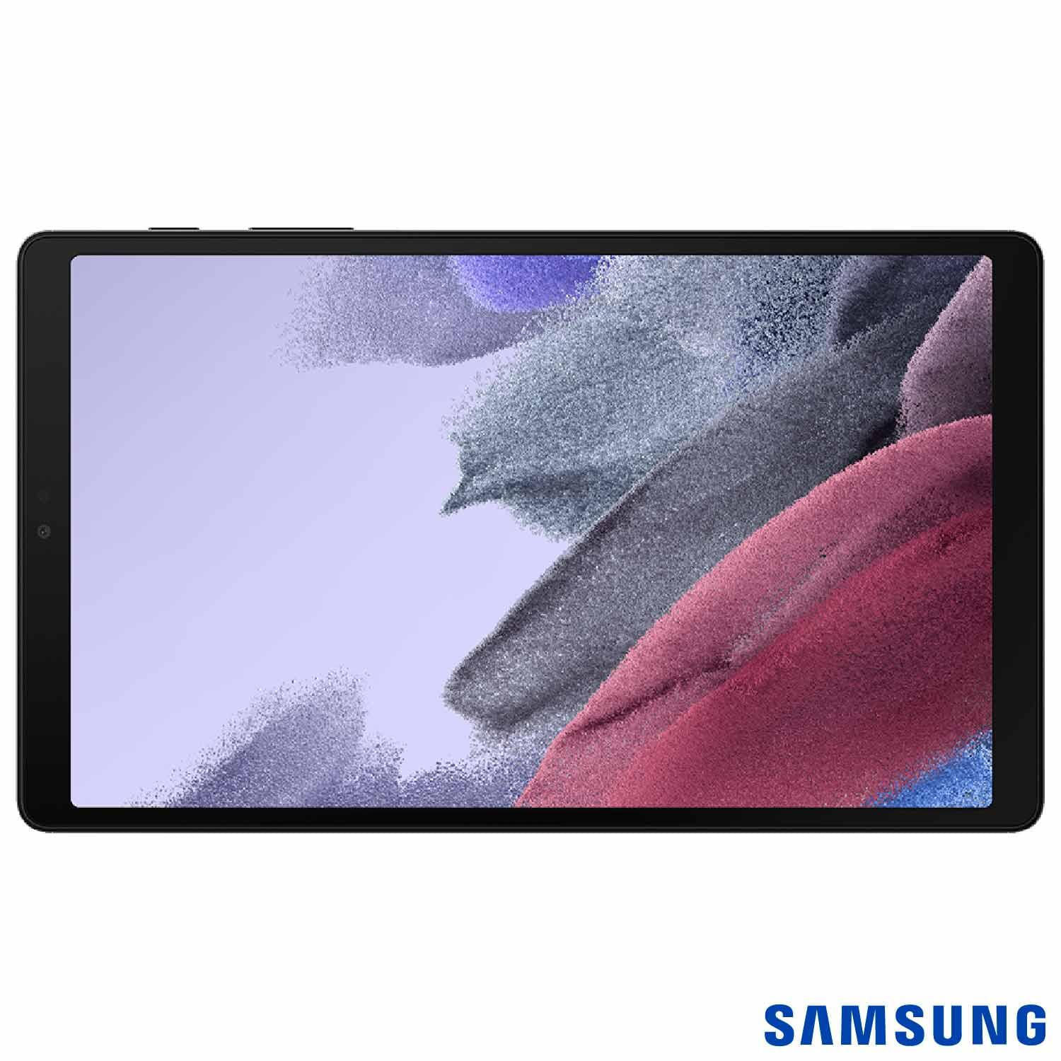 Tablet Samsung Galaxy A7 Lite Grafite com 8,7", 4G + Wi-Fi, Android 11, Processador MediaTek MT8768T e 64GB