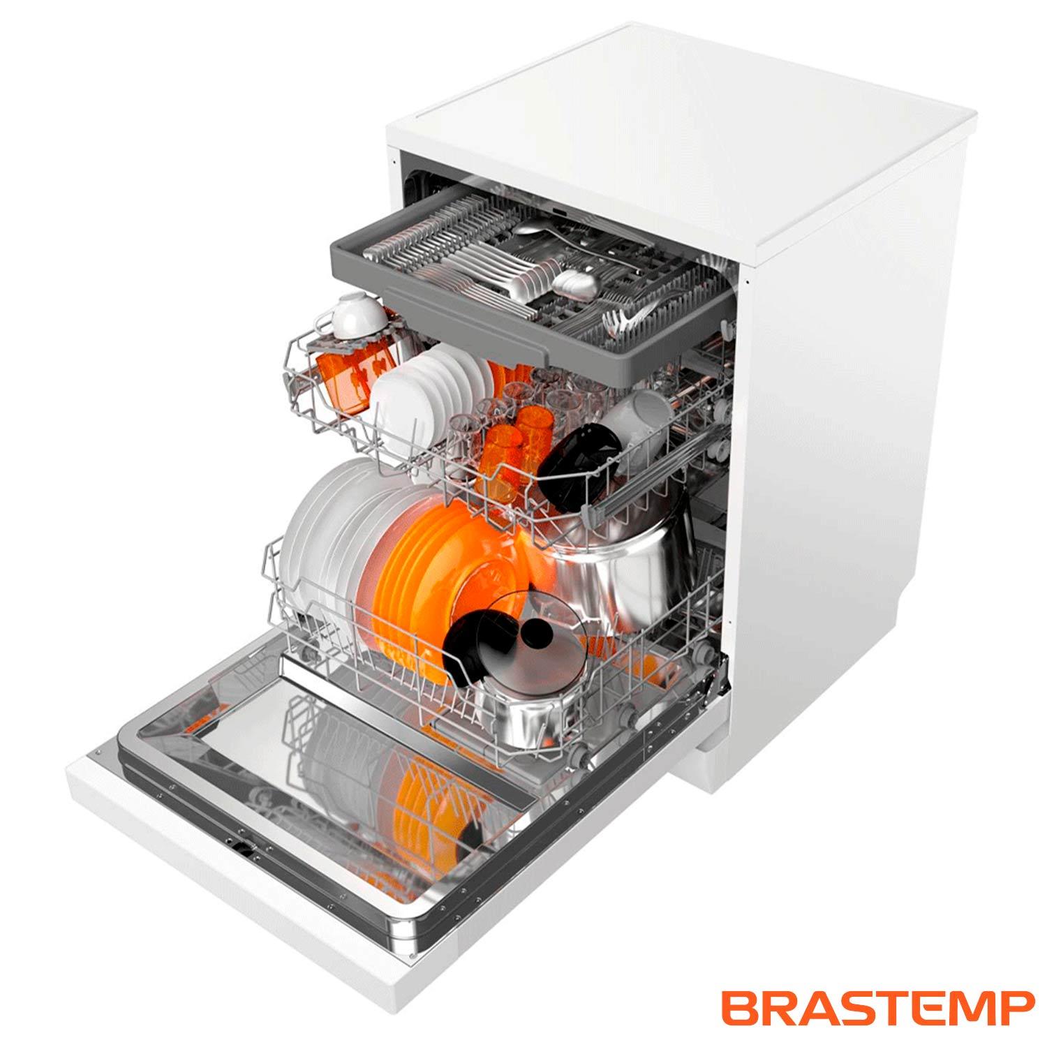 Lava-Louças Brastemp 14 Serviços Branca com Ciclo Pesado e Delicado BLF14AB