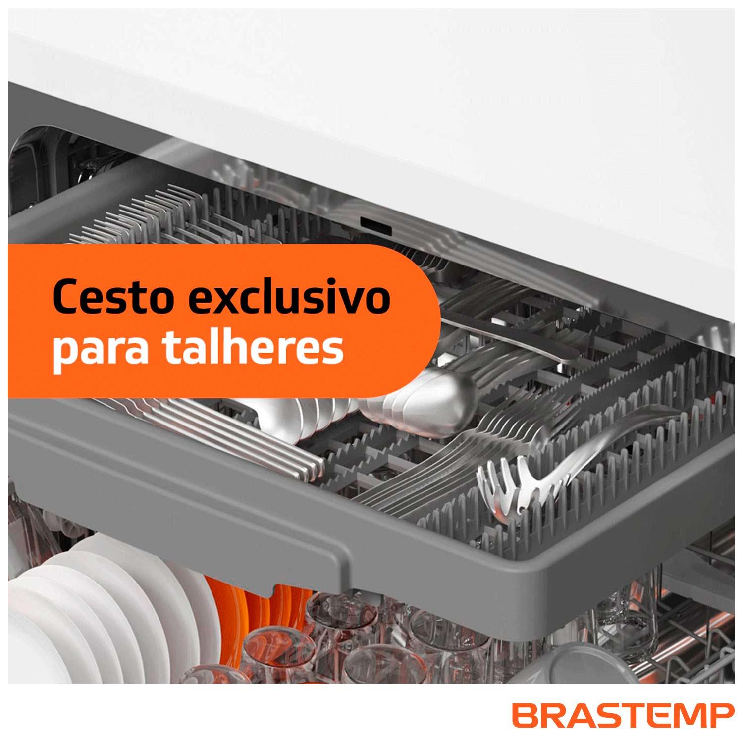 Lava-Louças Brastemp 14 Serviços Branca com Ciclo Pesado e Delicado BLF14AB