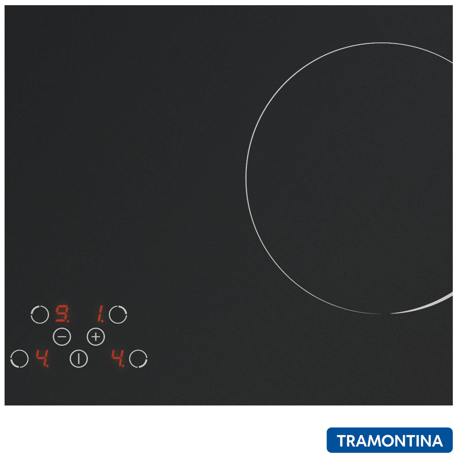 Cooktop por Indução Tramontina New Square Touch B 4EI 60 Vitrocerâmico, 04 Bocas, 09 Níveis de Potência - 94751/220
