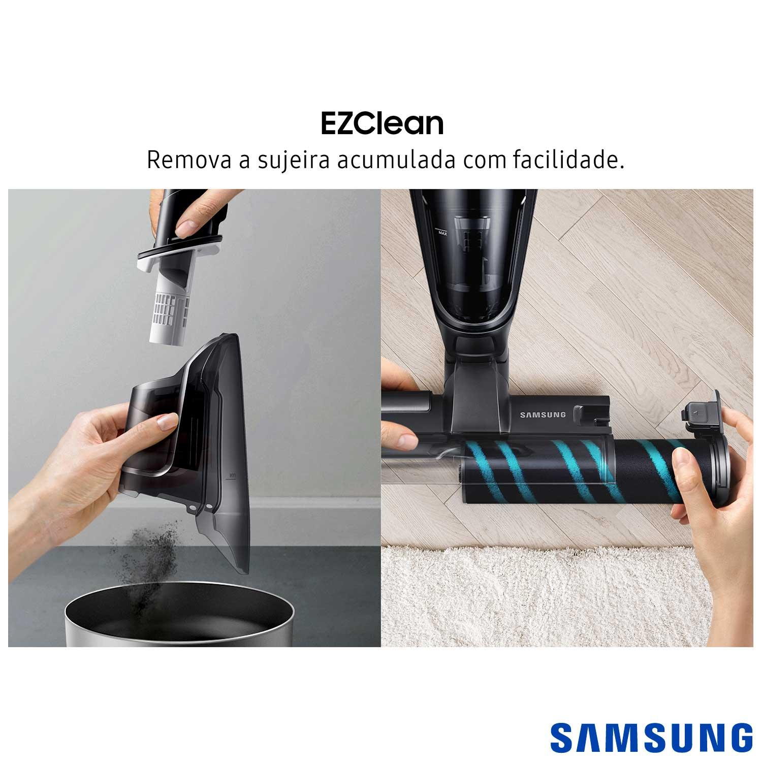 Aspirador de pó sem fio vertical Samsung  POWERstick VS6500RL 170W 0,25L VS60K6050KWAZ - Bivolt