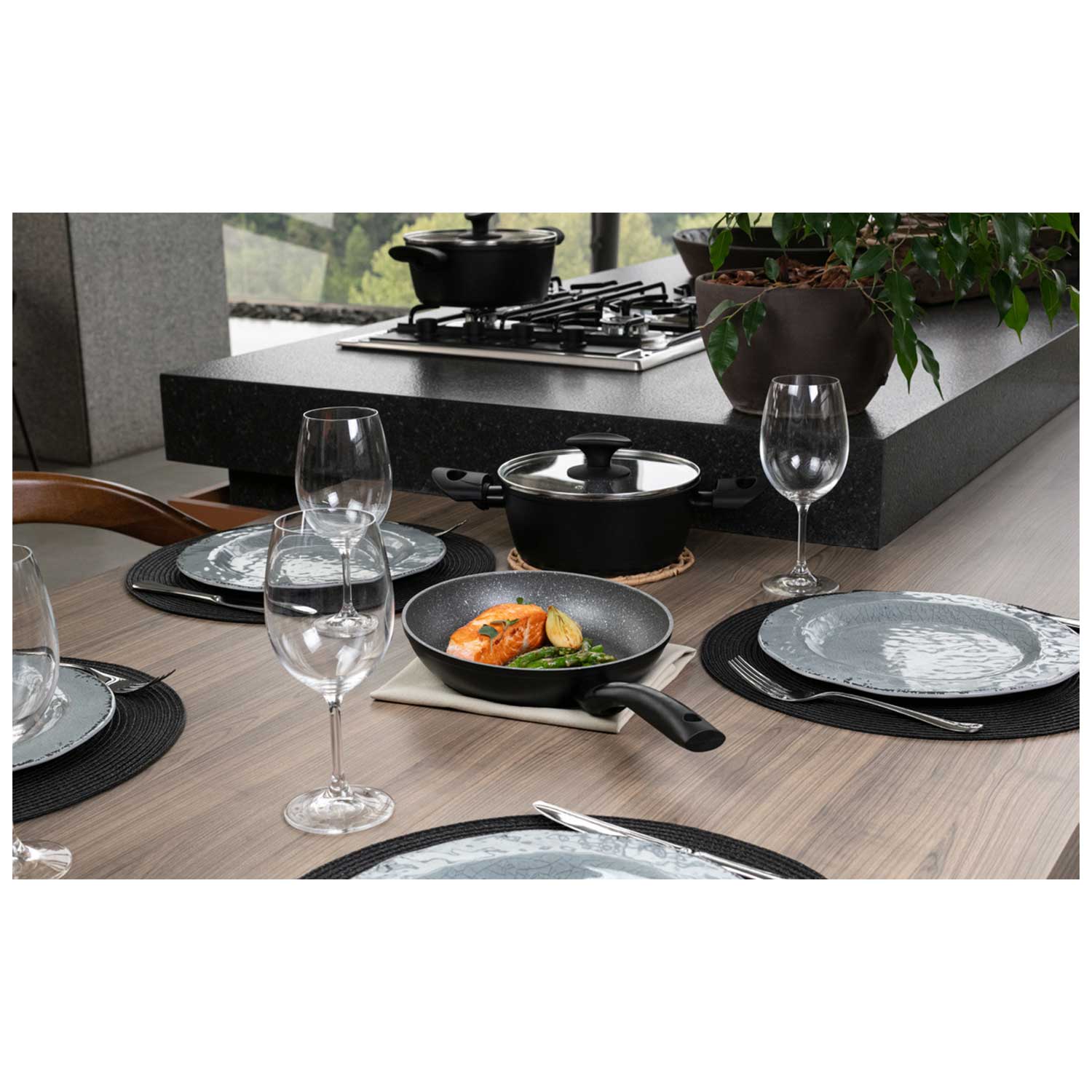 Conjunto de Panelas em Alumínio com 05 Peças Orion - Brinox