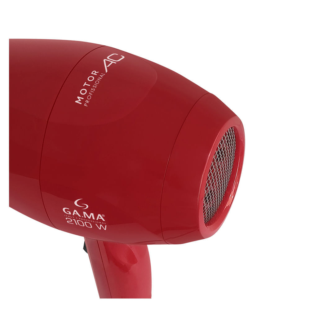 Secador de Cabelo Gama Lichia Ceramic Ion com 02 Velocidades e 2100W Vermelho - SECLICHIA