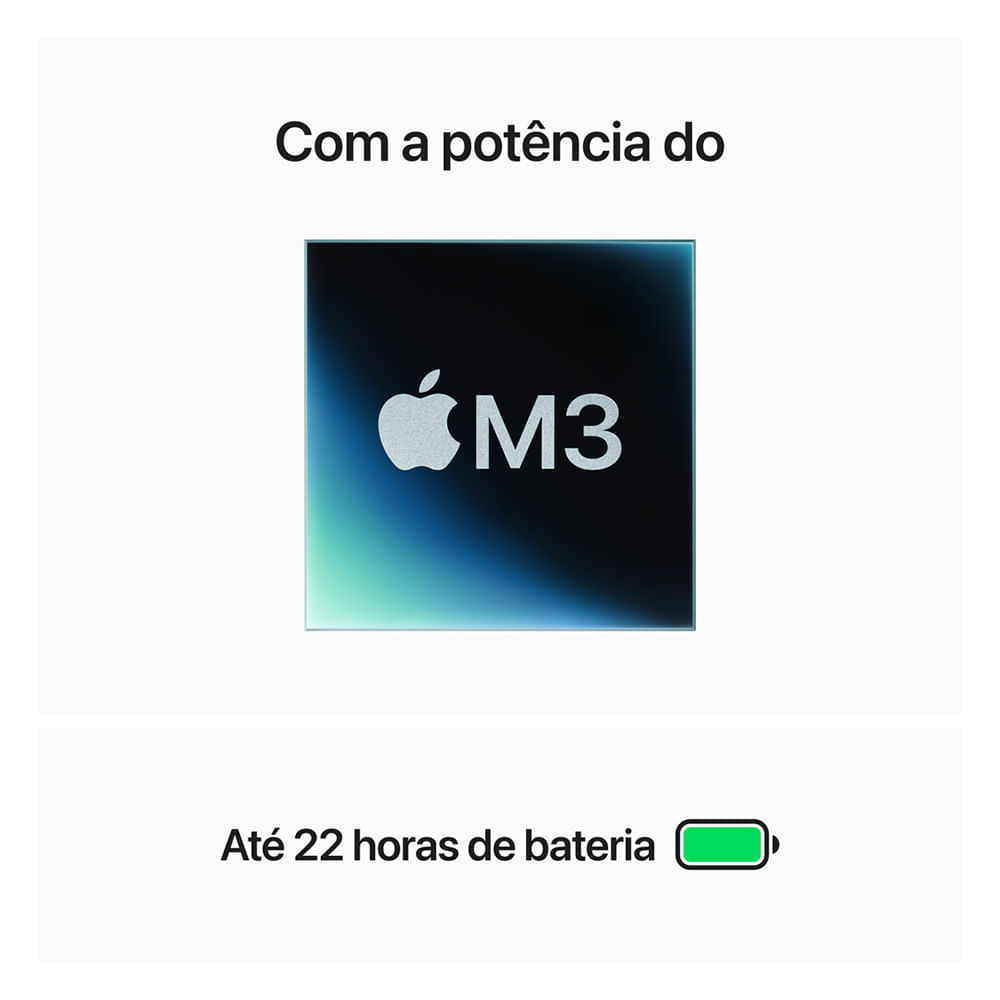 MacBook Pro 14" Apple M3 (8GB RAM 1TB) Cinza-espacial