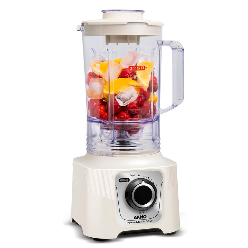 Liquidificador Arno Powermax com 15 Velocidades e Jarra com 3,1 Litros - LN64
