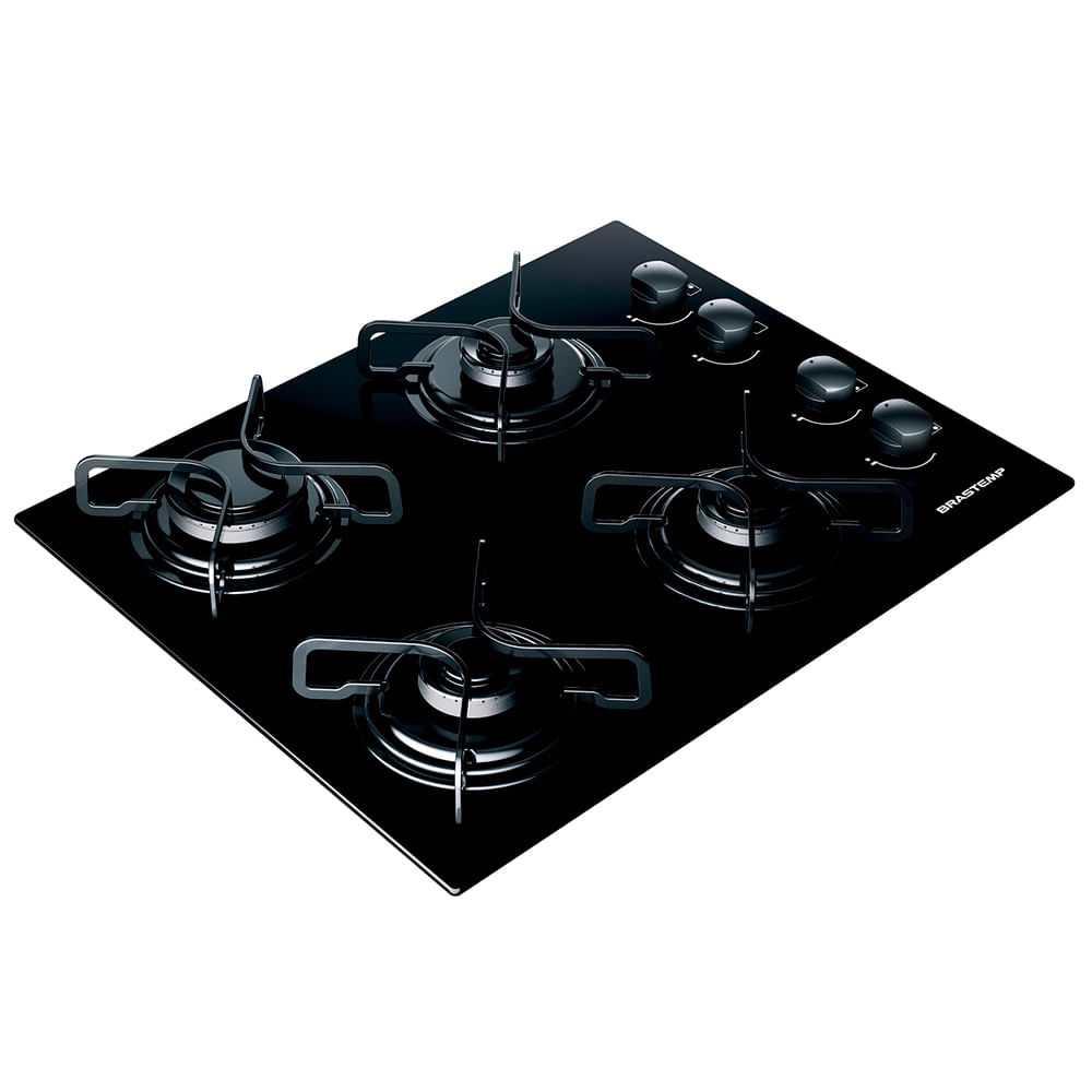 Cooktop 4 Bocas Brastemp com Grades Piatina e Acendimento Automático - BDD61AE