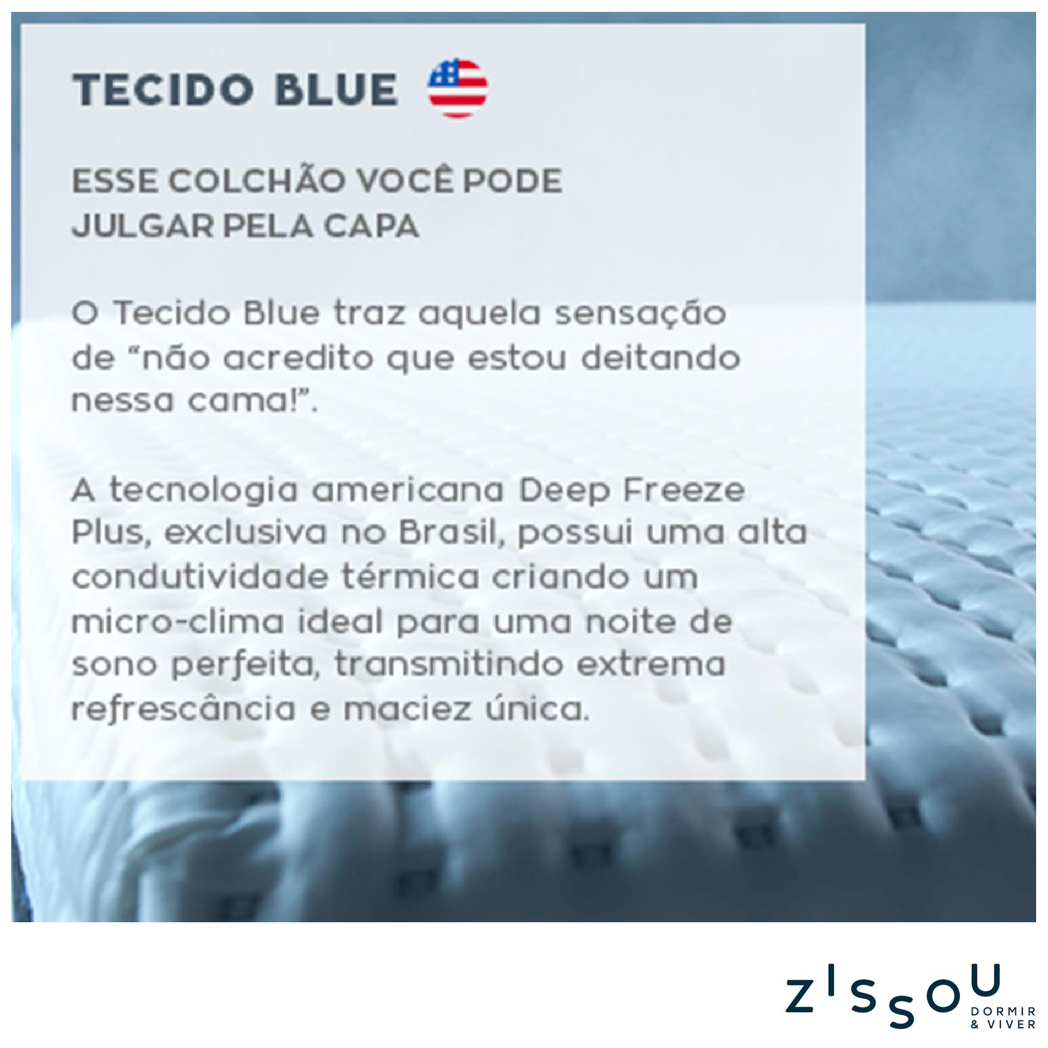 Colchão Zissou Blue Queen