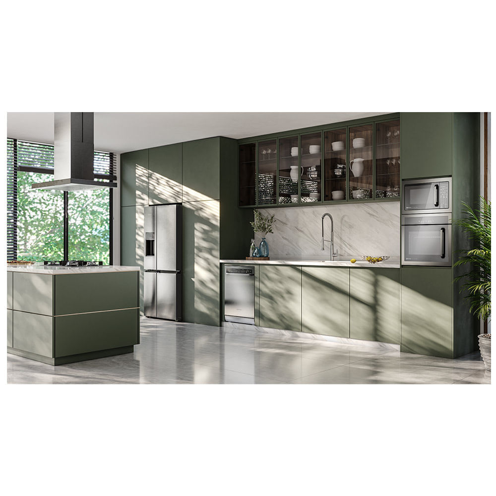 Refrigerador French Door Home Pro Electrolux de 04 Portas Frost Free com 541 Litros FlexiSpace - IQ8IS